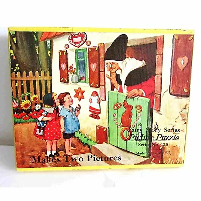 Fairy Stories Series Picture Puzzle 425 1940s Madmar Co Utica NY Old Box FREE SH • $23.95