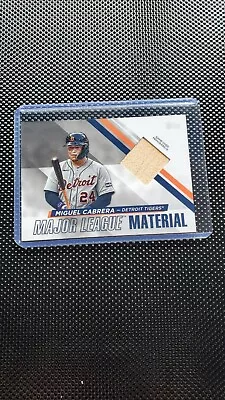 2024 Topps Series 1 #MLM-MC Miguel Cabrera Major League Material Jersey Relic • $5.49