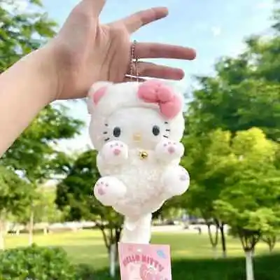 2023 Hello Kitty Plush Doll Keychains Bag Pendant Long Tail Anime Gift • $14.99