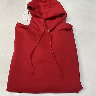 Champion Men's Hoodie Authentic Pullover Sweatshirt RED LIGHTWEIGHT SZ SMALL • $17.99