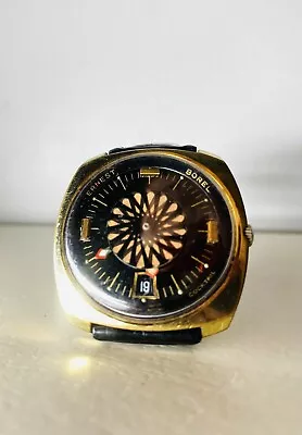 Vintage Ernest Borel Synchron Kaleidoscope Wristwatch Cocktail Automatic Men • $350