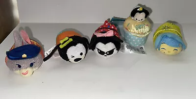 Disney Tsum Tsum Mini  Plush Lot Scented CUPCAKE 2017  + Minnie Goofy Zootopia • $9.99