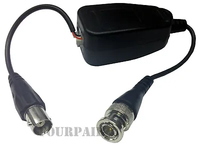 Coax BNC Video Balun Ground Loop Isolator CCTV Camera DVR HD-TVI CVI AHD 5MP 8MP • $10.95