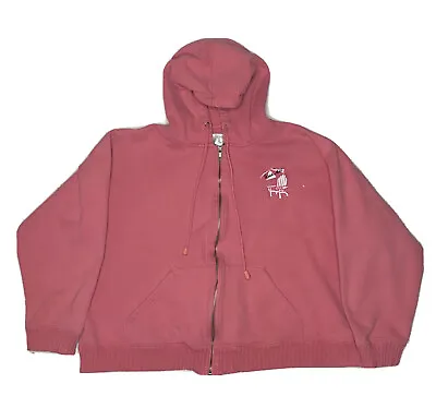 Top Threads Sportswear WATCH HILL Large Pink Sweatshirt Hoodie Embroidered R.I. • $4.55