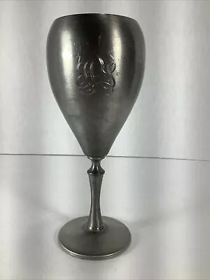 Revere Pewter®️monogrammed Wine Goblet~8oz • $9.99