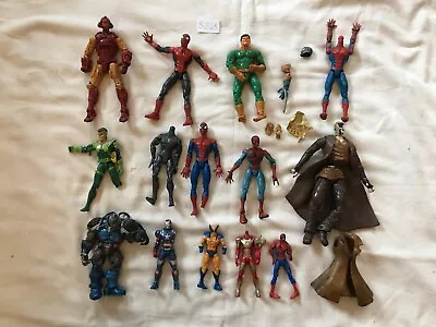 14 X Marvel Figures Bundle - Brokes Spares Repairs Customs (S248) • £6.99