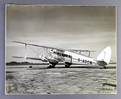 Imperial Airways Dh.86 Express Draco G-adcm Large Vintage Original Press Photo • £69.95