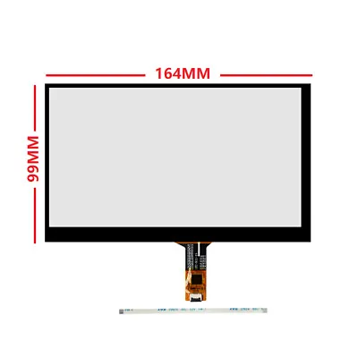 7inch 164*99mm 6 Pin Capacitive Touch Screen Digitizer For Car DVD Navigation • $15.04