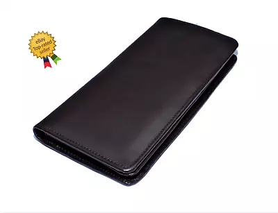 RFID Blocking Bifold Men Genuine Leath Wallet Chocolate Card Holder • $19.54