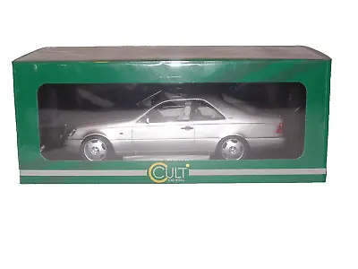 Mercedes Benz 600SEC C140 1992 Silver 1:18 Cult Motors CML 079-1 • £120