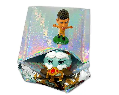 4X8 Holographic Bubble Mailers Metallic Padded Shipping Mailing Envelope Bags • $10.95