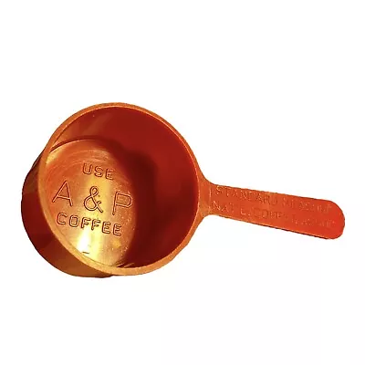 Vintage A&p Coffee Plastic Measure Scoop Red • $6