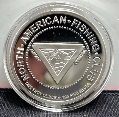 North American Fishing Club Largemouth Bass One / 1oz .999 FINE SILVER Coin • $36.30