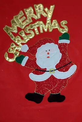 £5.99 • Buy Merry Christmas Drawstring Santa Sack Extra Large Father Xmas Gift Bag 60x90cm