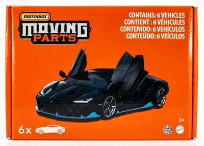 $22.99 • Buy 2022 Matchbox Moving Parts 6-Pack LAMBORGHINI | PORSCHE | BMW | DATSUN | SEALED