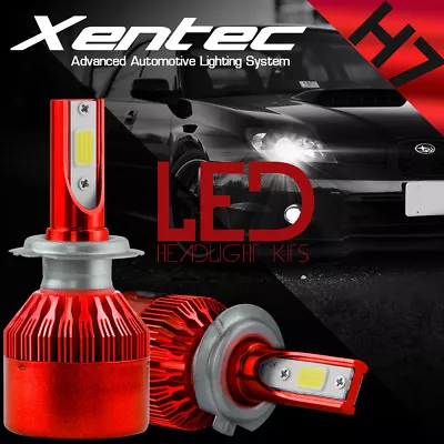 XENTEC LED HID Headlight Conversion Kit H7 6000K For Toyota MR2 Spyder 2000-2006 • $23.79