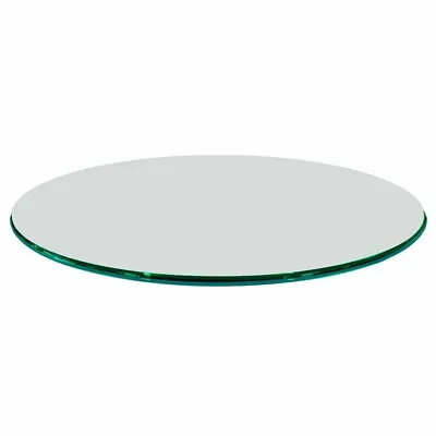 $116.90 • Buy Fab Glass And Mirror 12  To 72  Inch Round Clear Glass Table Top W/ Ogee Polish