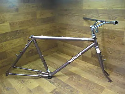 Vintage Nishiki  Westwood Steel 26  Cruiser Frame Set 17  - Bullmoose Handlebars • $299.99