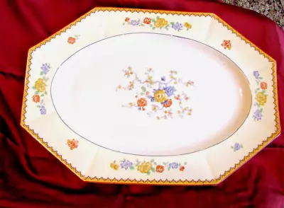 Antique MYOTT SON & CO England Fine Bone China Serving Platter 16.25  X 11.5  • £42.75