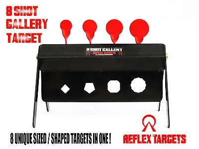 £999 • Buy 8 SHOT Gallery Target - HFT FT Airgun Air Rifle Pistol - REFLEX TARGETS