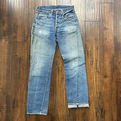 Levis 501 XX Big E True Vintage 50s Hidden Rivets Jeans Redline 1950s 28x31 • $704