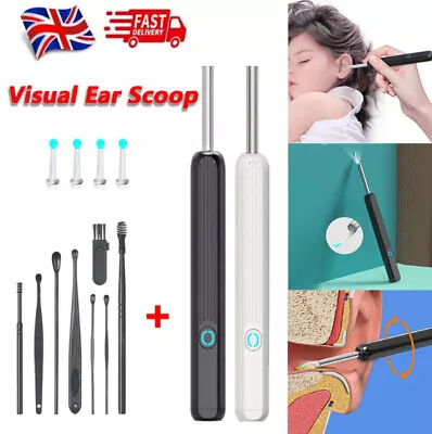 Wireless HD Ear Wax Remover Camera Ear Endoscope Spoon Pick Cleaning Tool Kit UK • £8.99