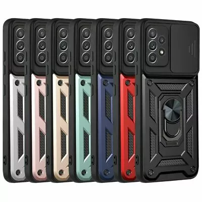 Shockproof Armor Ring Case For Samsung S20 S23Ultra S21 S22 S23 FE S22+ A14 A13 • £6.99