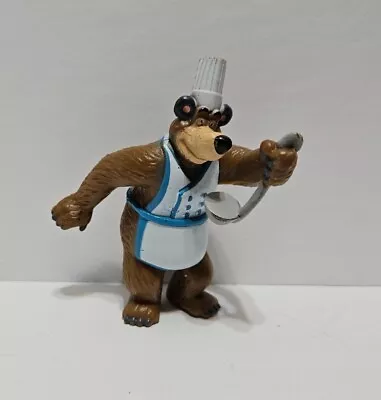 Masha And The Bear Cook Chef Bear 3  Figure Toy Figurine • $7.99