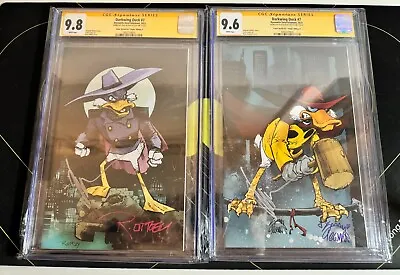 Darkwing Duck 7 SIGNED BY STEGMAN OTTLEY & JOCK SDCC CGC SIGNATURE SERIES • £218.13