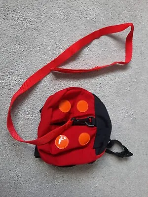 Childrens Toddler's Ladybird Backpack With Safety Reins • £2.98