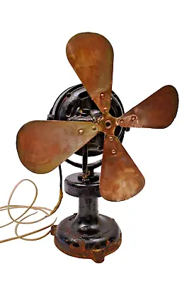 Antique Marelli Delio Fan Table Electric 16 Inches With Axle Shaft Collectibles • $389.22