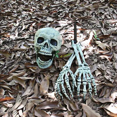 Ground Breaking Skeleton Prop Halloween Party Garden Decoration Bones Uk Stock • £13.99