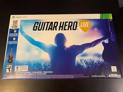 Guitar Hero Live Bundle Xbox 360 New Open Box Sealed Game And Guitar W/DONGLE • $44.15