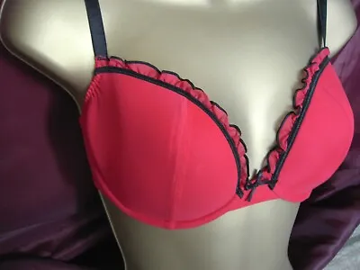 M&S Red Ceriso Bra 34D NWOTS • £6.99