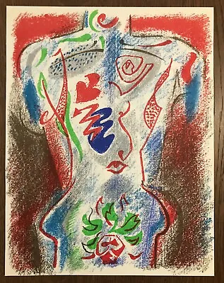 Andre Masson  Original Lithograph  Composition  1972 Printed By Mourlot • $86