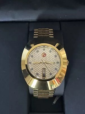 Rado DiaStar Day/ Date  Automatic Gold Plated Mens Vintage Watch • £246