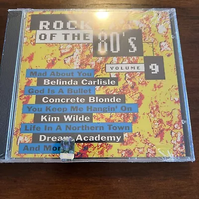 Various Artists : Rock Of The 80s Vol. 9 CD Collection Music New Sealed • $9.99