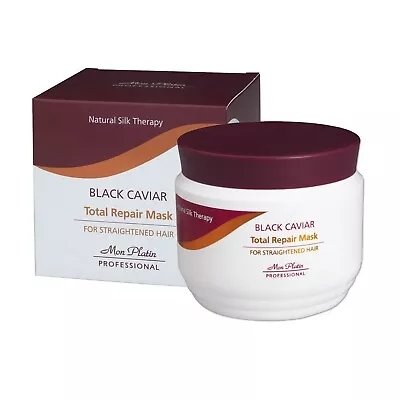 MON PLATIN Black Caviar TOTAL REPAIR Mask For Straightened Hair  17 Oz 500 Ml. • $45