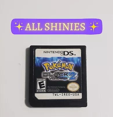 Authentic Pokemon Black Version 2 *All Shiny* • $199.99