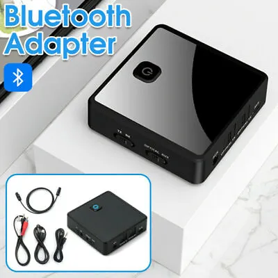 £18.99 • Buy Bluetooth Audio Transmitter Receiver Adapter HiFi Stereo Optical Device Black UK