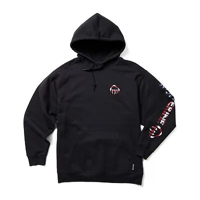 Wolverine Men Graphic Hoody - Black Americana Sleeve • $17.99