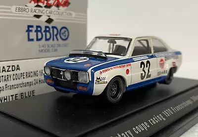 1:43 EBBRO 43538 Mazda Rotary Coupe Racing 1970 Spa 24hr Diecast Scale Model Car • $79