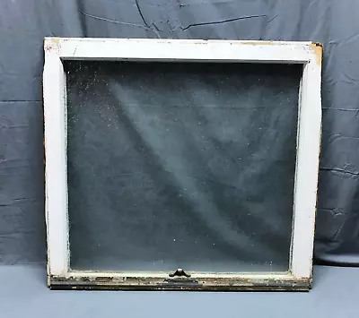 Antique Shabby Textured Privacy Glass Window Sash 27x30 VTG Chic Old 1847-22B • $120