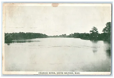 1908 Charles River South Milford Massachusetts MA Antique Posted Postcard • $29.95