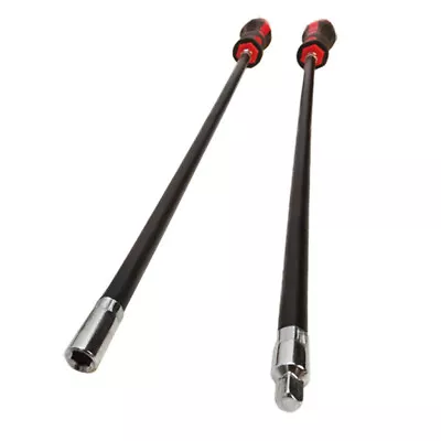 2 Pc 20'' Bendable 1/4'' Socket Bits Driver Set Long Reach Flexible Driver Set • $25.99