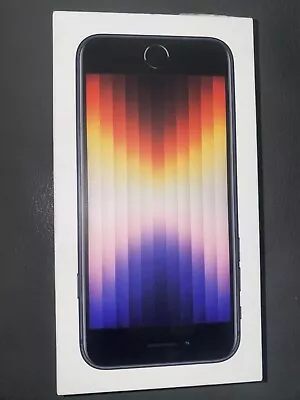 IPhone SE 2022  64G Midnight (Empty Box Only) No Phone • $15