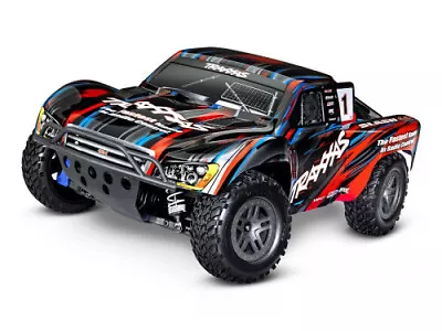 Traxxas Slash 4WD Brushless BL-2S Rtr 1:10 Short Course Race Truck Red No Akku • £281.41