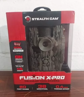 Stealth Cam STC-FXWT Fusion X-Pro Cellular Trail Game Camera 36MP Hunt SEALED  • $64.95