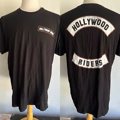 HOLLYWOOD RIDERS Official RARE!!! LA Motorcycle Club California T-Shirt Size XL • $38.99