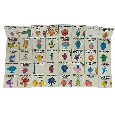 Mr. Men & Little Miss Books By Roger Hargreaves Assorted Lot Of 40 • $10.50